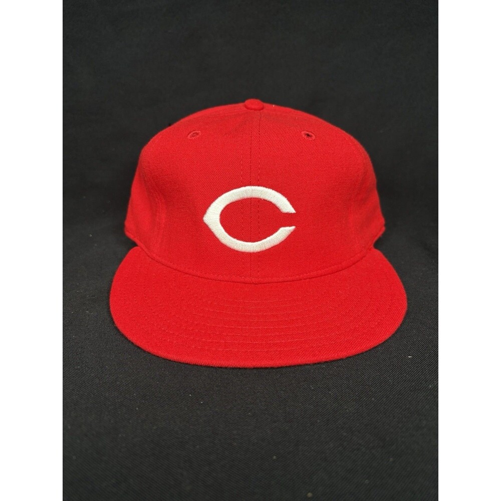 1980 Vintage New Era Cincinnati Reds Pro Model Fitted Hat 7 1/4 MLB NOS Rare Cap